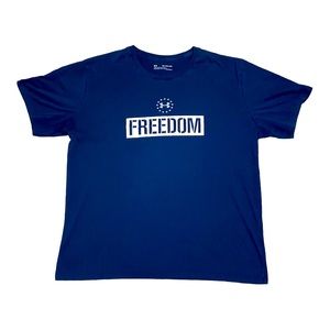Under Armour Navy Blue HeatGear Loose Short Sleeve Tee Size XXL-SALE!